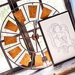 Часы настенные из металла в стиле лофт Clock with History варинант исполнения - 3 | Loft Concept в Ростове-на-Дону