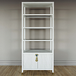 Стеллаж со стеклянными полками Elsa Dreams White варинант исполнения - 6 | Loft Concept в Ростове-на-Дону