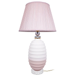 Настольная лампа керамическая Pink lampshade варинант исполнения - 2 | Loft Concept в Ростове-на-Дону