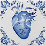 Плитка с узором Мое сердце варинант исполнения - 2 | Loft Concept в Ростове-на-Дону