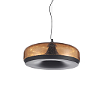 Подвесной светильник с стеклянным плафоном LED 42W 3000K Glass Textured Lampshade варинант исполнения - 2 | Loft Concept в Ростове-на-Дону