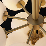 Люстра круглая со стеклянными сферами Maleficent варинант исполнения - 3 | Loft Concept в Ростове-на-Дону