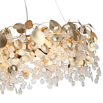 Люстра с декоративными подвесками из прозрачного стекла в форме монеток FAIRYTREE Light варинант исполнения - 11 | Loft Concept в Ростове-на-Дону