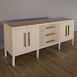 Буфет Primo с тремя ящиками и двумя фасадами Светлый дуб варинант исполнения - 2 | Loft Concept в Ростове-на-Дону