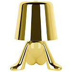 Настольная лампа фигурная цвета золото с гладким абажуром Высота 17 см Sophia варинант исполнения - 6 | Loft Concept в Ростове-на-Дону