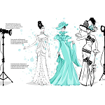 Megan Hess. Audrey Hepburn варинант исполнения - 2 | Loft Concept в Ростове-на-Дону