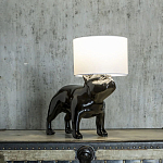 Настольная лампа COLLECTION OF DOGS с абажуром Бульдог варинант исполнения - 3 | Loft Concept в Ростове-на-Дону