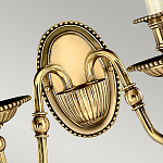 Бра с 2-мя бежевыми абажурами в классическом стиле Hinkley варинант исполнения - 5 | Loft Concept в Ростове-на-Дону