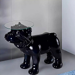 Дизайнерский журнальный стол с основанием в виде собаки Tufetic варинант исполнения - 1 | Loft Concept в Ростове-на-Дону