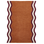 Ковер с оригинальной волнистой отделкой Woven from Wool варинант исполнения - 1 | Loft Concept в Ростове-на-Дону