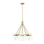 Люстра с 5-ю плафонами в форме песочных часов с узкими перфорированными отверстиями Feiss варинант исполнения - 8 | Loft Concept в Ростове-на-Дону