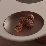 Журнальный столик фигурный со стеклянной столешницей Table Drop варинант исполнения - 6 | Loft Concept в Ростове-на-Дону