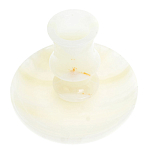 Подсвечник в виде чаши из натурального камня оникс Stone Candlestick варинант исполнения - 2 | Loft Concept в Ростове-на-Дону