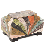 Шкатулка из натурального камня змеевик Stone Casket варинант исполнения - 1 | Loft Concept в Ростове-на-Дону