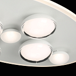 Потолочный светильник овальной формы белого цвета с 7-ю лампами Lunar Pebbles варинант исполнения - 6 | Loft Concept в Ростове-на-Дону