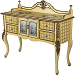 Комод деревянный Illustration of flowers варинант исполнения - 4 | Loft Concept в Ростове-на-Дону