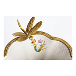 Ваза из фарфора с бронзовой стрекозой  Paradise Dragonfly варинант исполнения - 4 | Loft Concept в Ростове-на-Дону