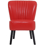 Кресло с обивкой из эко-кожи Harper Armchair Red варинант исполнения - 2 | Loft Concept в Ростове-на-Дону