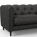 Мебельная ткань Шенилл темно-серый цвет 138 см T4-40 варинант исполнения - 4 | Loft Concept в Ростове-на-Дону