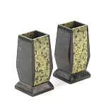 Настольный письменный набор из змеевика с часами и таблетницей Successful Leader варинант исполнения - 3 | Loft Concept в Ростове-на-Дону