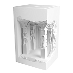 Встраиваемый в стену гипсовый светильник под покраску с колоннами и арками в античном стиле Antiquity Athena варинант исполнения - 2 | Loft Concept в Ростове-на-Дону