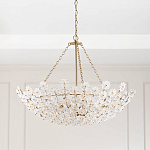 Люстра декорированная цветами из стекла Lightness of Flowers варинант исполнения - 2 | Loft Concept в Ростове-на-Дону