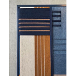 Панно из шнура Синяя геометрическая абстракция wall panel line Blue варинант исполнения - 3 | Loft Concept в Ростове-на-Дону