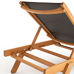 Шезлонг из текстиля и эвкалипта Power of Nature варинант исполнения - 4 | Loft Concept в Ростове-на-Дону