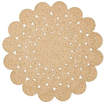 Ковер круглый с джутовой основой Round tourniquet варинант исполнения - 1 | Loft Concept в Ростове-на-Дону