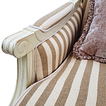 Кресло в полоску в стиле прованс Modeste Provence Armchair варинант исполнения - 2 | Loft Concept в Ростове-на-Дону