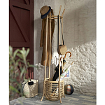 Напольная вешалка с корзиной из ротанга Trina Wicker Floor Hanger варинант исполнения - 6 | Loft Concept в Ростове-на-Дону