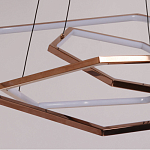 Люстра с 3-мя подвесами в виде шестиугольников Hexagon Horizontal варинант исполнения - 4 | Loft Concept в Ростове-на-Дону