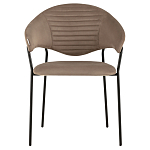 Коричневый стул с обивкой из искусственной замши Alexis варинант исполнения - 2 | Loft Concept в Ростове-на-Дону