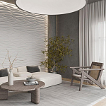 Гипсовая 3D панель с принтографией PM-01 варинант исполнения - 2 | Loft Concept в Ростове-на-Дону