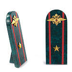 Сувенир Погон МВД из натурального камня змеевик Souvenir Epaulets варинант исполнения - 5 | Loft Concept в Ростове-на-Дону