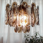 Люстра из круглых стеклянных элементов Vienna варинант исполнения - 6 | Loft Concept в Ростове-на-Дону