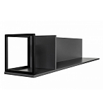 Полка навесная открытая цвета графит Strict Lines  варинант исполнения - 6 | Loft Concept в Ростове-на-Дону