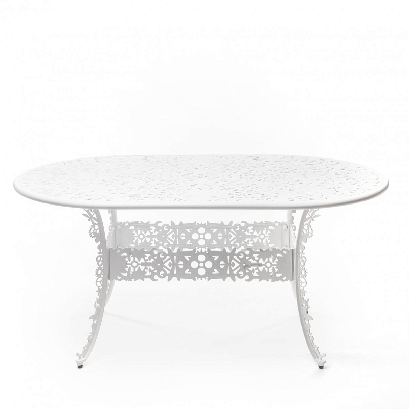   Industry Collection ALUMINIUM OVAL TABLE  WHITE   -- | Loft Concept 