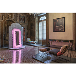 Дизайнерское разноцветное кресло на металлическом каркасе с подставкой для ног Poltronova Plasma Armchair варинант исполнения - 15 | Loft Concept в Ростове-на-Дону