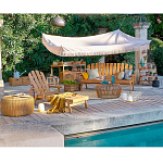 Садовая скамья из массива акации Ruth Wooden Bench варинант исполнения - 5 | Loft Concept в Ростове-на-Дону