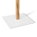 Вешалка с квадратным основанием и 4-мя белыми металлическими крючками Industrial Metal Rust варинант исполнения - 3 | Loft Concept в Ростове-на-Дону