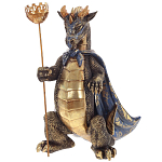 Подсвечник в виде дракона Dragon candlestick Gold Blue варинант исполнения - 2 | Loft Concept в Ростове-на-Дону