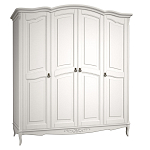 Шкаф белый из массива бука в стиле прованс White Provence варинант исполнения - 1 | Loft Concept в Ростове-на-Дону