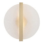 Бра с белым матовым стеклянным плафоном круглой формы Soft Glow Harmony варинант исполнения - 2 | Loft Concept в Ростове-на-Дону