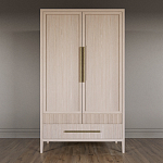 Шкаф платяной Primo с выдвижными ящиками шпон Черный дуб варинант исполнения - 2 | Loft Concept в Ростове-на-Дону