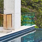 Стол журнальный в форме кубов Acrylic Furniture Lumina Mint Breeze варинант исполнения - 7 | Loft Concept в Ростове-на-Дону