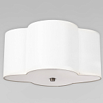 Потолочный светильник с белым волнистым плафоном из ткани Vitorino варинант исполнения - 1 | Loft Concept в Ростове-на-Дону