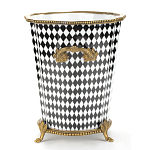 Фарфоровое кашпо Black and white square варинант исполнения - 3 | Loft Concept в Ростове-на-Дону