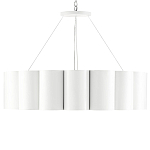 Люстра круглая фактурная в сочетании белого и золотого цвета Wide Stripes of Ribbon варинант исполнения - 2 | Loft Concept в Ростове-на-Дону