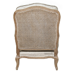 Кресло со спинкой из ротанга Ellie Rattan Armchair beige print flax варинант исполнения - 2 | Loft Concept в Ростове-на-Дону